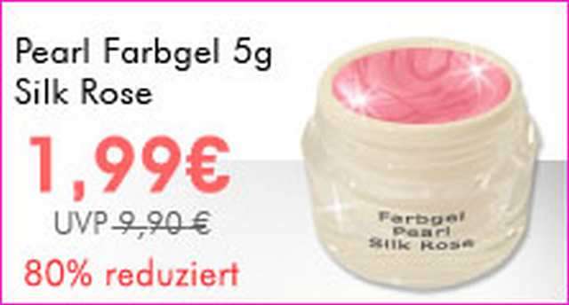 Farbgel pearl silk rose zum Knallerpreis